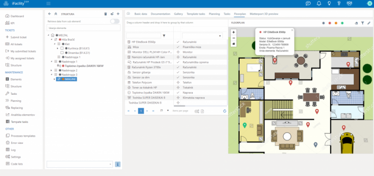 iFacility _PIN location